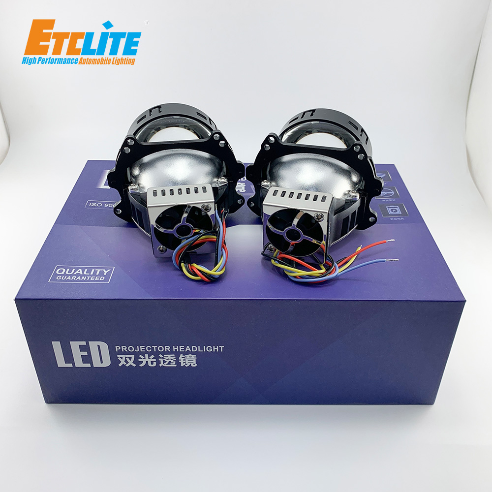 3.0 Inch 60W Bi Projector Led Headlight For Car 9600LM per Pair