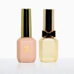Glass Octagon 15ml Nail Polish Bottles Refillable Leak Proof