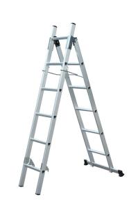 Quality 2x6 Lightweight 6063 Aluminum Extension Ladder 5.5kg Easily Carried wholesale