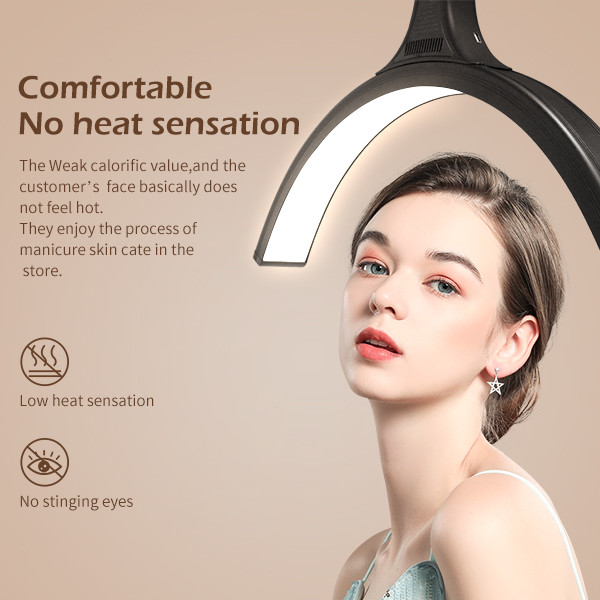 Lash Extension LED Half Moon Lamp Beauty 60w Led Eyelash Half Moon Beauty Light