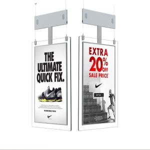 Quality Hanging Digital Signage Window Display Double Sided With 178 Degree Viewing Angle wholesale