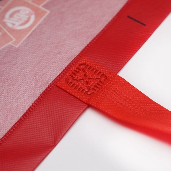 100g red Color cardioid design PP Laminated promotion Bag in Ultrasonic Technical