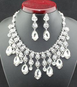 Quality Big rhinestone jewelry high quanlity jewelry supplier manufactuer pai crown jewelry wholesale party pageants women wholesale