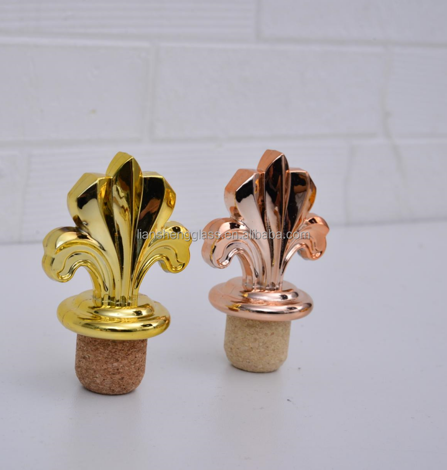 Non Spill Customized Wooden Cap Synthetical Wine Cork Stopper for T Shaped Bottles