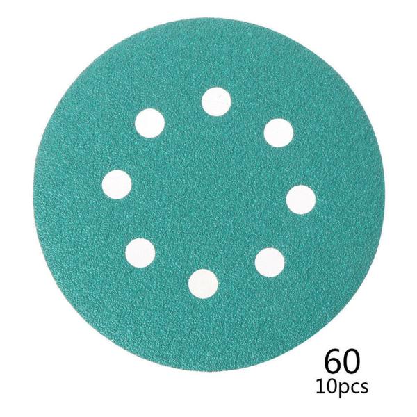 6 Inch 150mm Green Film Sanding Disc Polyester Substrate Ceramic Alumina
