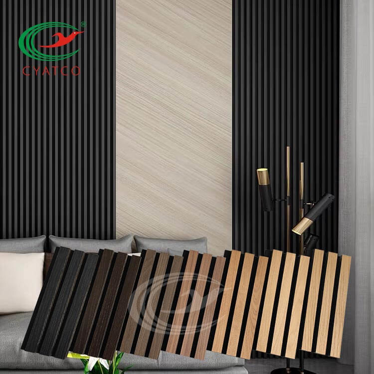 2400mm X 605mm Acoustic Wall Panels for Interior Sound Absorption Decor