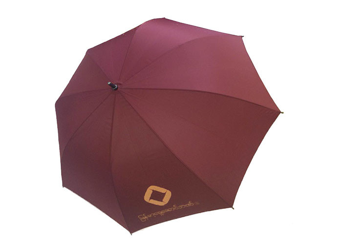 Windproof Huge Golf Umbrella Customized Logo Design For Storms High Winds