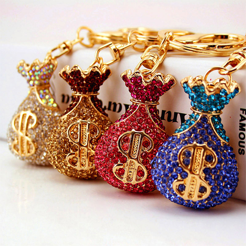 Acrylic Personalized Keychains For Women Handbag 15cm X 6.5cm X 1.6cm