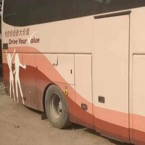 LHD Luxury Passenger Bus 57 Seats Rear Engine Place Luxury Design