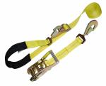 Polyester Ratchet Lashing Straps 12000 Lbs Webbing Material Breaking Strength