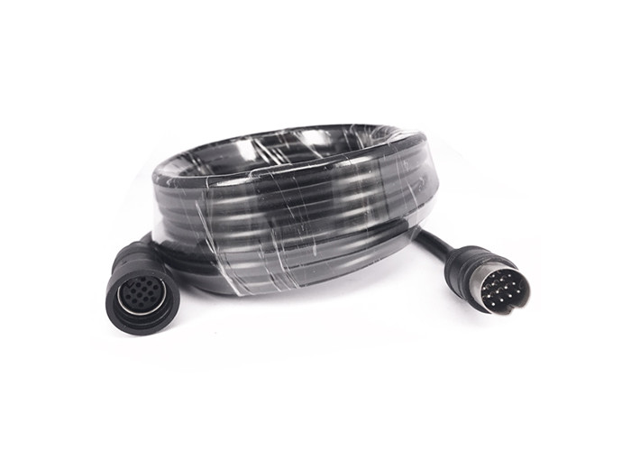 Vehicle Monitor Camera 13 Pin 7 Pin Male To Female Aviation Cable