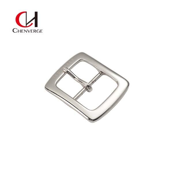 Anticorrosive 43.5g Square Silver Belt Buckle , Wear Resistant Nickel Belt