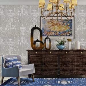 Quality Wallpaper Home Decor Eco-friendly 0.53*10M Roll Natural Plant Fiber wholesale