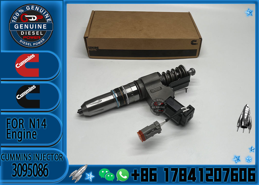 Common rail injector fuel injecto 3411766 3087733 3083846 3095086 for N14 Excavator