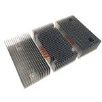 CNC Skived Fin Heat Sink Process Skiving Copper Pipe Heat Sink