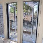 Soundproof Thermal Single Hung Windows Aluminum Sliding Glass Door