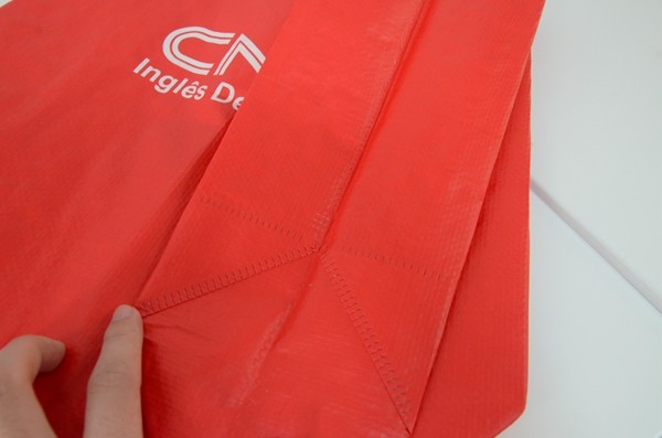 Red Bulk wholesale recyclable china laminated pp woven bag