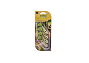 4PK Amber Forest Dual Scented Vent Stick Air Freshener
