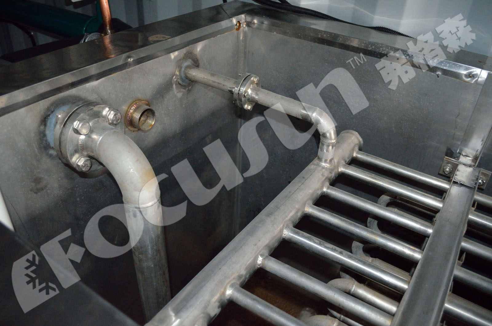 Condition PLC Controlled Water Chiller with Accurate Temperature Control and COP 3.5KW