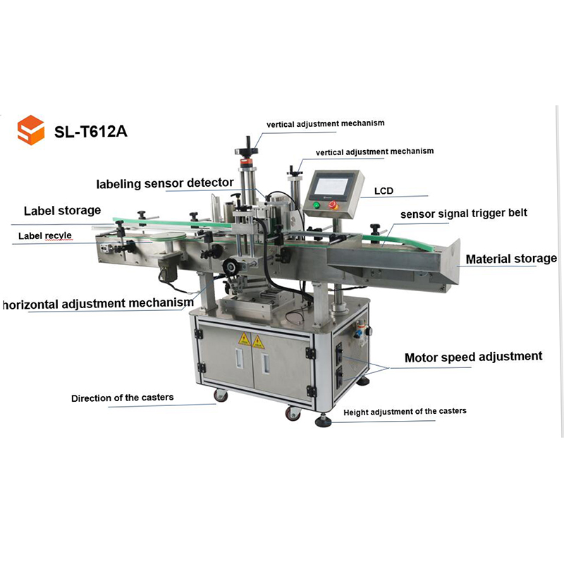 Textile Automatic Labeling and Packing Machine for Plastic Bottles in Carton Packaging