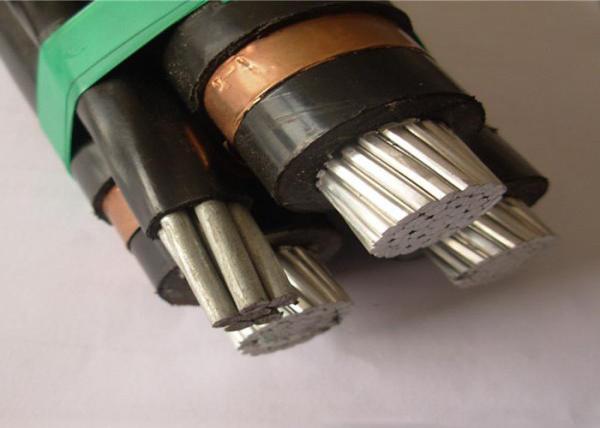 Aerial Electrical Wire Overdead Triplex Service Drop Cable / Xlpe Aluminium