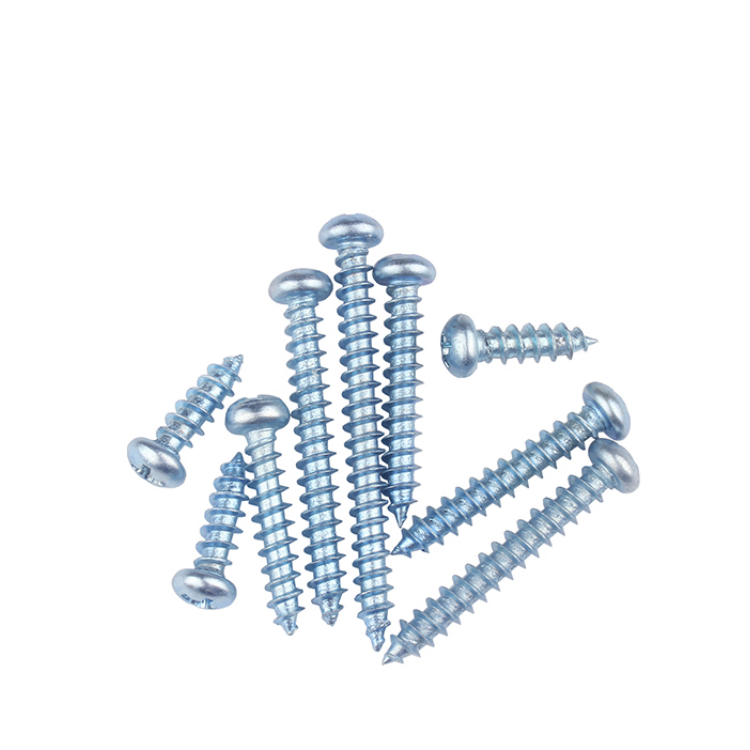 Metric Carbon Steel Black M2 M2.3 M2.6 M3 M3.5 M4 Phillips Pan Framing Head Self Tapping Screw for Plastic