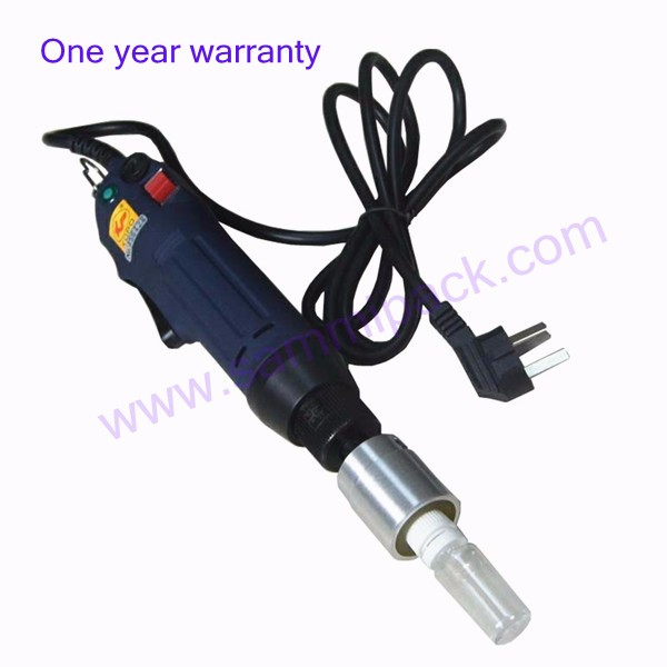 Portable Plastic Bottle Capping Machine , Electric Handheld Bottle Capper