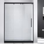 Hotel Shower Glass Panel 6mm-15mm Frameless Tempered Glass Shower Enclosure