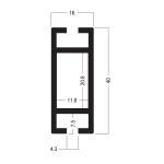 Z4400 40x16MM Beam Extrusion,Aluminum 2 way system,Aluminum equipmen suit for
