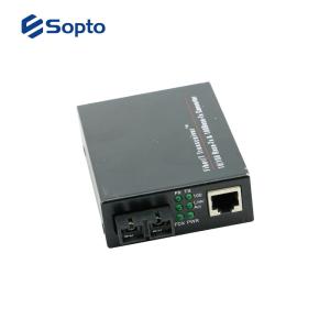 Quality Single Mode Fiber Media Converter RJ45 SC Connector wholesale