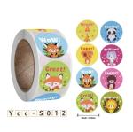 PVC Cosmetic Printing Label Stickers Waterproof Varnishing Adhesive