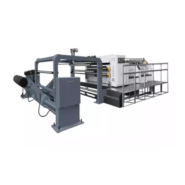 1600mm Max Width Mother Roll Paper Roll Cutter Jumbo Reel To Sheet Cutting