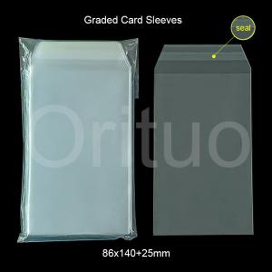 Quality Clear Psa Graded Card Sleeves Premium Resealable Card Slab Sleeves wholesale
