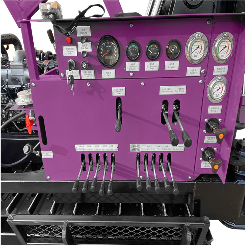 Portable Core Drilling Rig 75KW Diesel Reverse Circulation Drilling Rig Hydraulic Borehole Drilling Machine