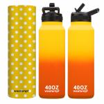 18oz/32oz/40oz Sport Water Bottle Double Wall Stainless Steel Insulated Drink
