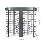Single Channel Full Height Turnstile Manufacturers Manual Turnstile Gate Access