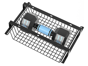 Plant Fiber Type Under Desk Slideable Drawer for No Drill Cable Management Tray Basket