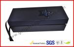 Embossed / Spot UV Square Wine Packaging Boxes , Customized Printed Magnetic