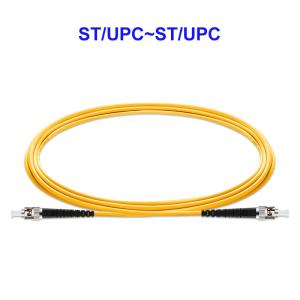 Quality ST UPC ST UPC Optical Jumper Cord , 1 Core Single Mode Fiber Jumpers wholesale