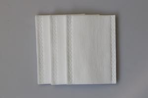 Quality Synthetic Silky Lint Free Cotton Wipes Rectangular Double Sided Unbleached wholesale