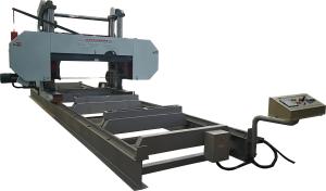 Quality Woodworking Timber Bandsaw Mill 55KW With 40 Inch Big Saw Wheel wholesale