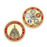 Custom Personalized Engraved Coins Pennies Antique Gold Brass Coins ISO9001