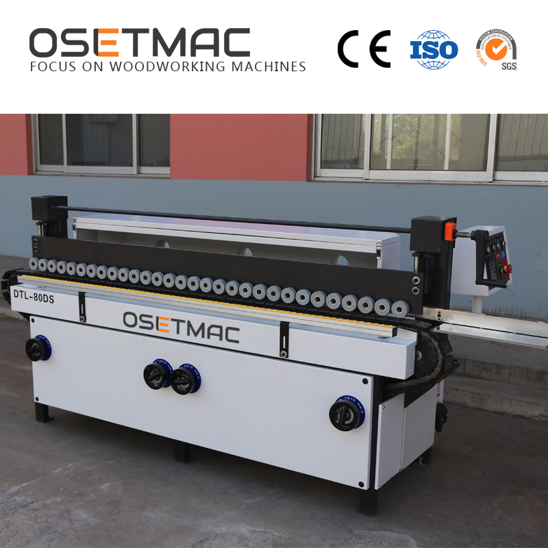 Sander OSETMAC DTL-80DS Three Rollers Manual Side Sanding Machine for Wood MDF Plywood Polishing