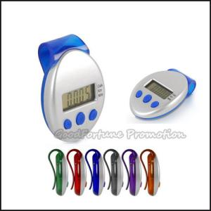 Quality hot sale promotional ABS portable waist clip hanging pedometer gift printed logo wholesale