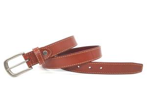 Quality Anti - Silver Pin Buckle Casual Jeans Leather Belt For Men / Kids / Girl wholesale