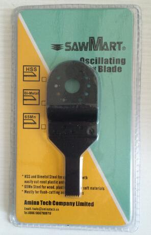3/8" Narrow High Carbon Steel Oscillating Multi-Tool Plunge Blade for Wood
