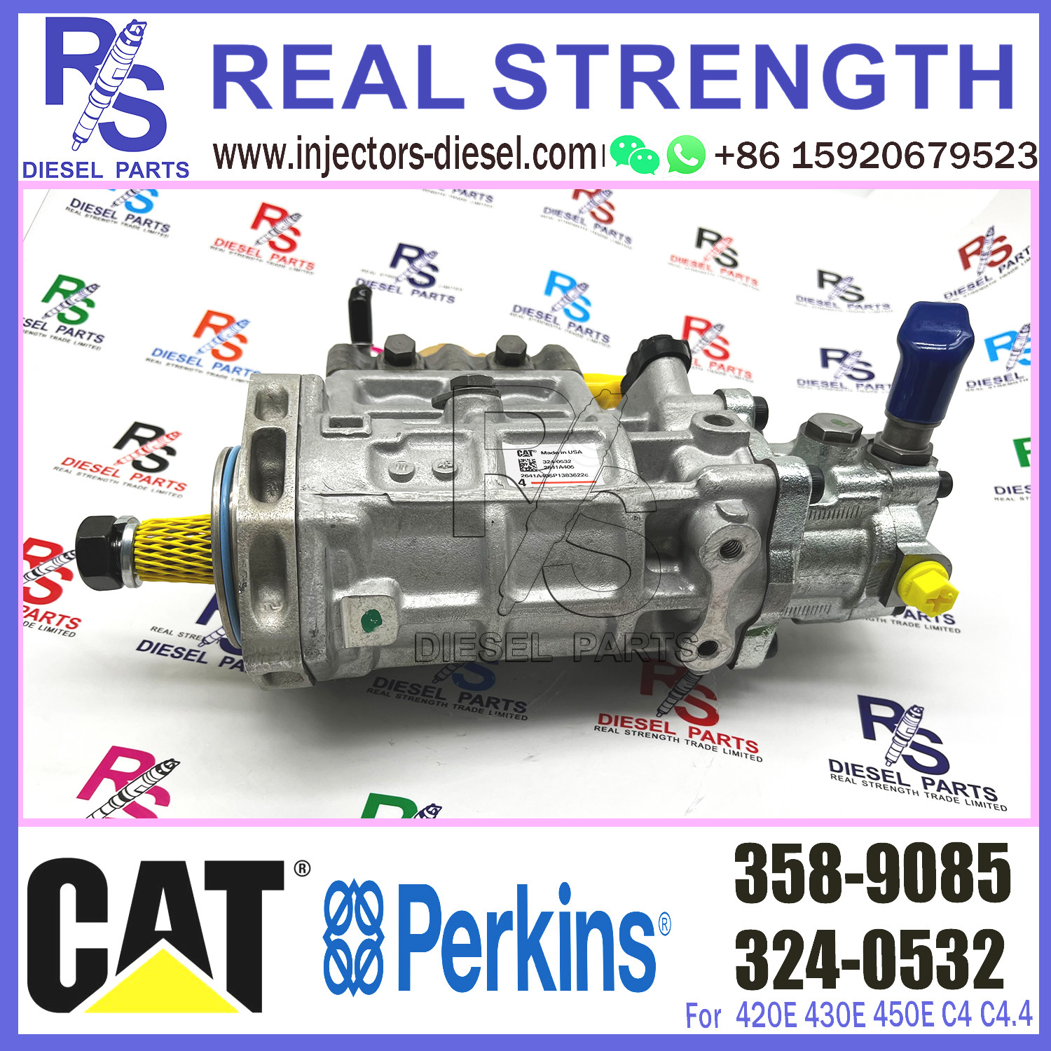 C4.4 diesel engine machinery pump 358-9085 engine diesel excavator fuel injection pump 358-9085