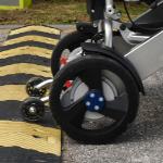 Lithium Ion ISO13485 125KG Foldable Electric Wheelchair