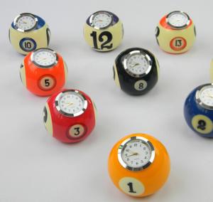 Quality New creative gift product billiards pool table alarm clock wholesale