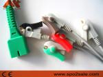 MEK MP 1000, MP 600, MP 500 Compatible 5 Lead Clip Direct-Connect ECG Cable